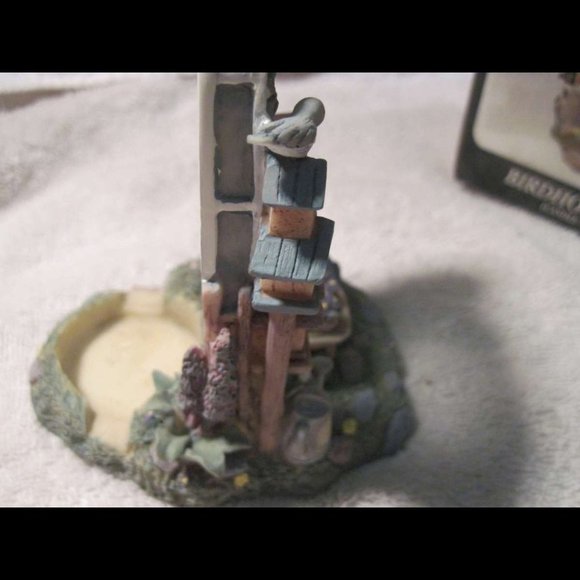 Birdhouse Votive Candle Holder Design Accent Collection Beautiful Detailed Glass - Picture 5 of 6